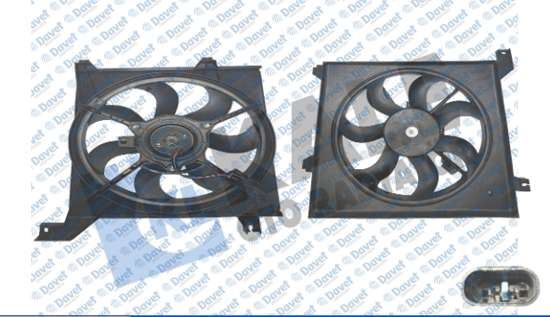 KLR-387315 Fan Motoru Davlumbazli Kia Cerato I 1.6 2.0 04 09 (12v)